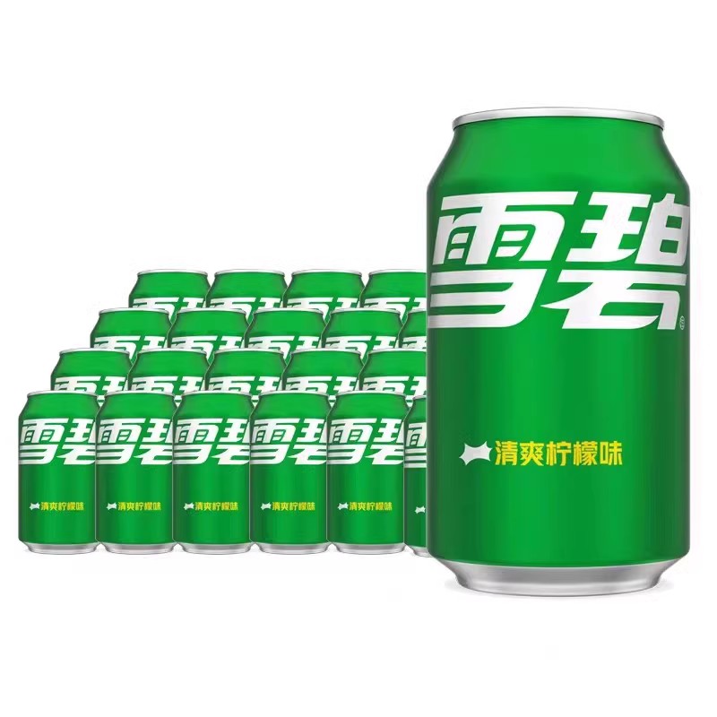 可口可乐雪碧罐装