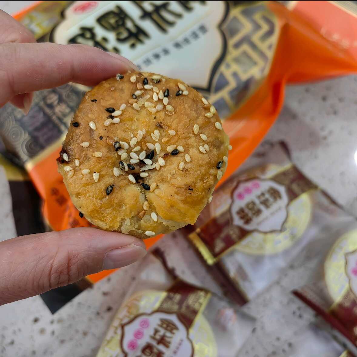 金华酥饼辣味小老黄酥饼